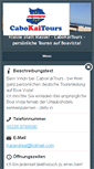 Mobile Screenshot of cabokaitours.com